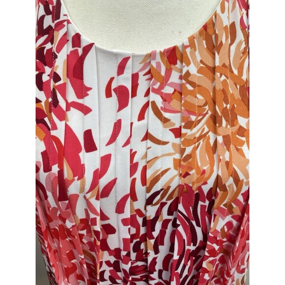 Calvin Klein Women’s Dress Size Large Sleeveless Tropical Floral - Picture 4 of 11